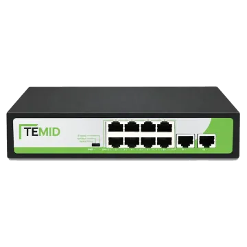 PoE коммутатор Temid PE082-120-C