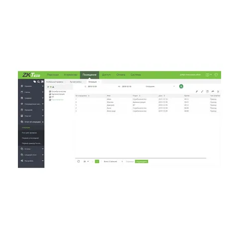 Веб-платформа учета рабочего времени Temid BioTA 9.0 (ZKBT-Dev-P2)