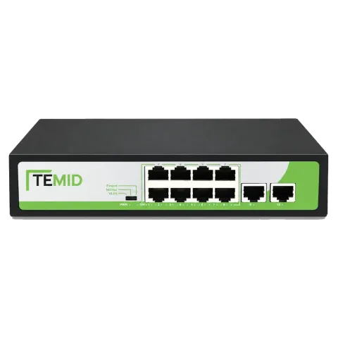 PoE коммутатор Temid PE082-120-C