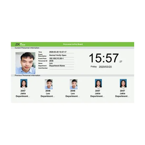 Веб-платформа «Все-в-одном» Temid ZKBioSecurity-V5000